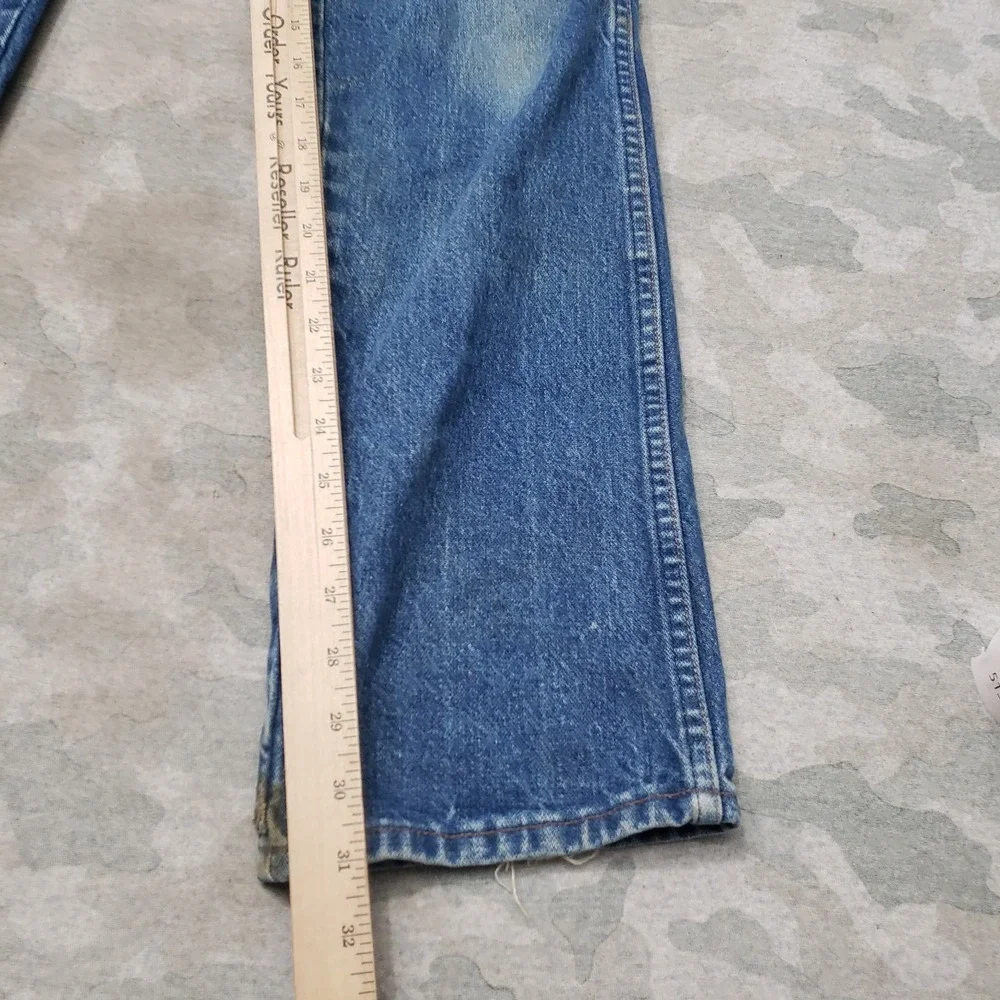 Vintage Wrangler Jeans Mens 32x34 Blue Straight Leg Cowboy Cut Denim Made In USA